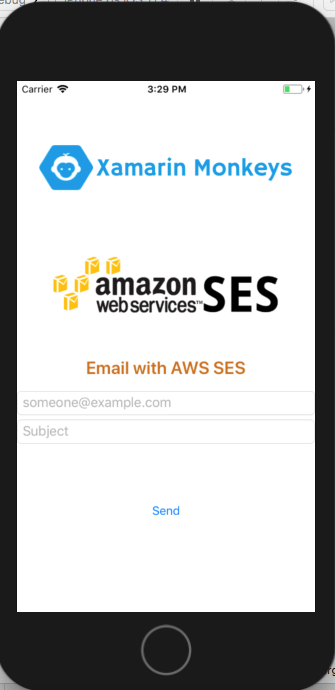 Xamarin.Forms - Send Email using AWS SES(Simple Email Service)
